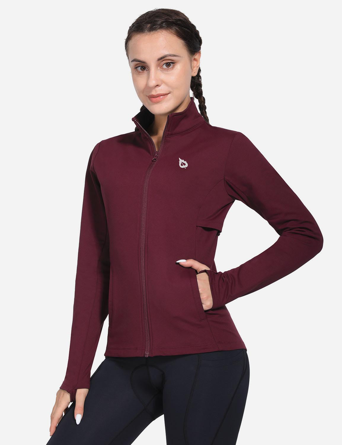 Baleaf Women's Front Quilted Thermal Side Pocketed Hodded Cozy Jacket –  Baleaf Sports
