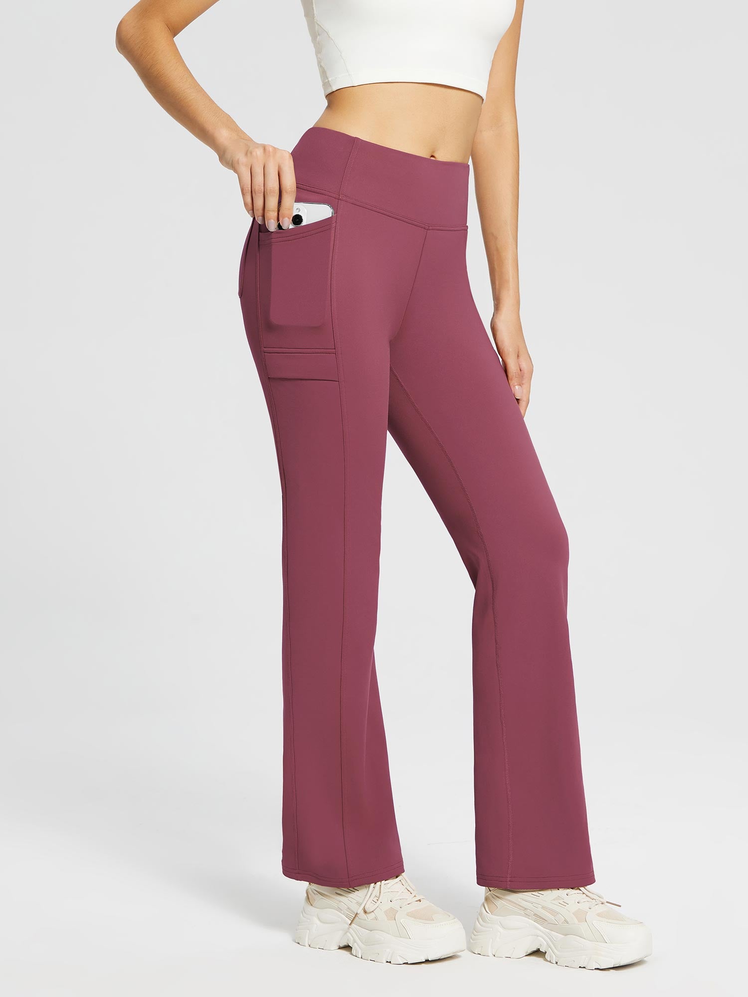 Evergreen Fleece Straight-Leg Trousers