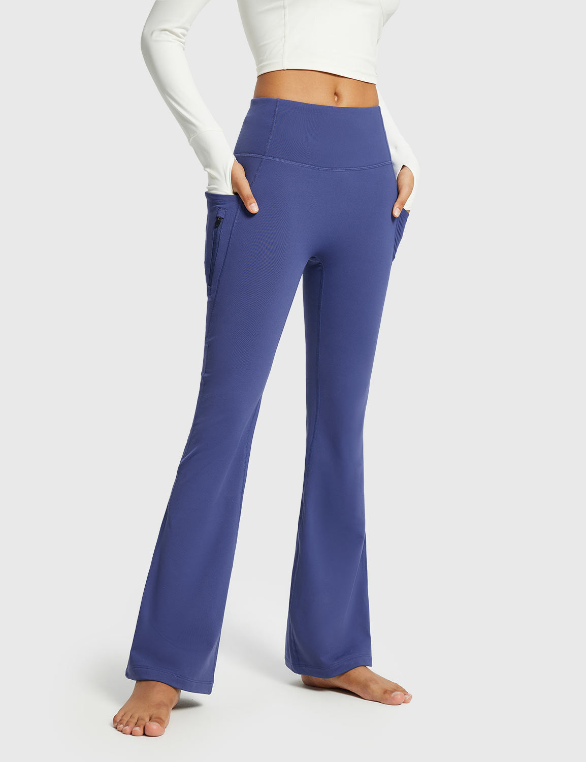 Athleta Fusion Flare Yoga Alpine Thermal Fleece Lined Warm Insulated Pants  XS