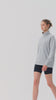 Set: Half-Zip Pullover & Bra & Shorts