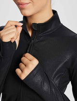 Baleaf Women's Flyleaf Hip-Length Jacket ( Webiste Exclusive) dbh081 Anthracite Details