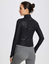 Baleaf Women's Flyleaf Hip-Length Jacket ( Webiste Exclusive) dbh081 Anthracite Back