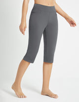 BALEAF Women's Knee Length Capri Leggings with Pockets for Casual Summer  Yoga Workout Exercise