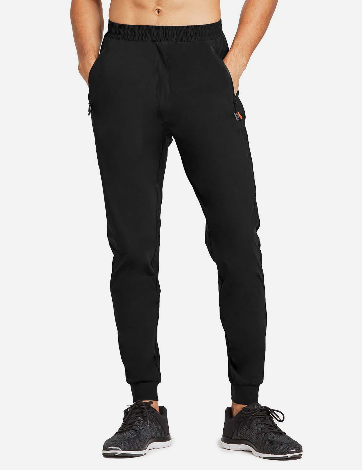 Baleaf Men's Mid Rise Seamless Quick Dry Tapered Joggers