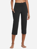 Baleaf Black Jersey Capri Wide Leg Casual Pants Women's Size Medium Ne -  beyond exchange