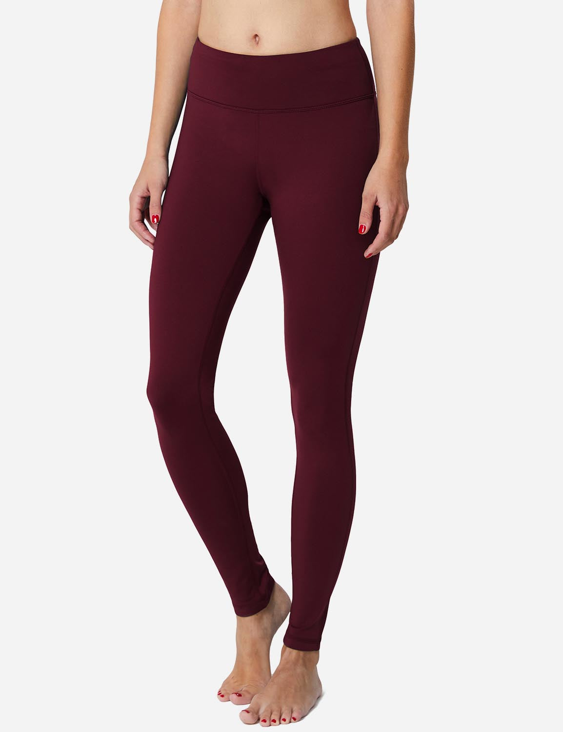 Low rise cheap fleece lined leggings