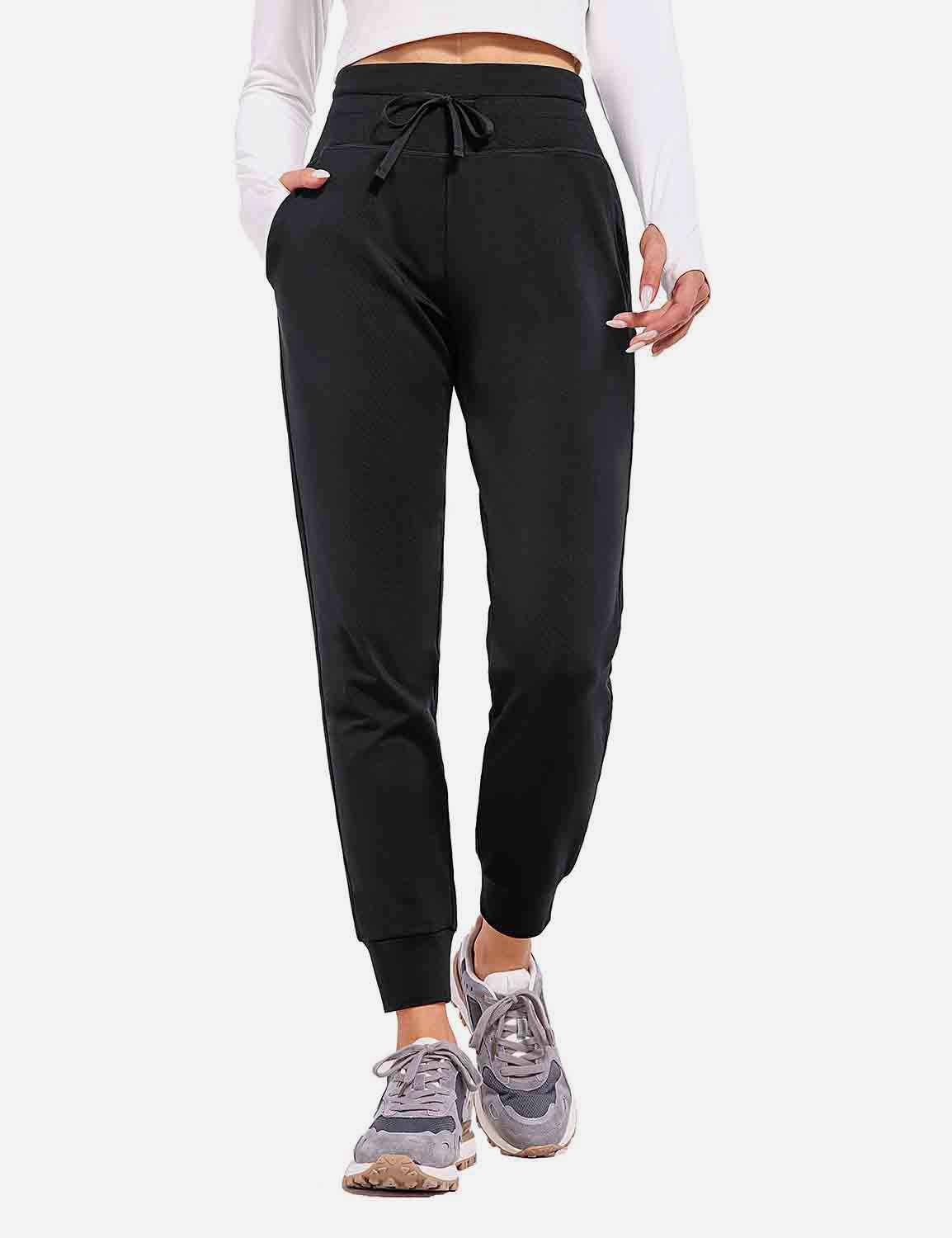 Womens black tapered online joggers