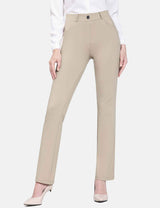 BALEAF Yoga Pants with Pockets for Women 29/ 32 Straight Leg High Waisted  Slim Slacks Casual Workout Pants