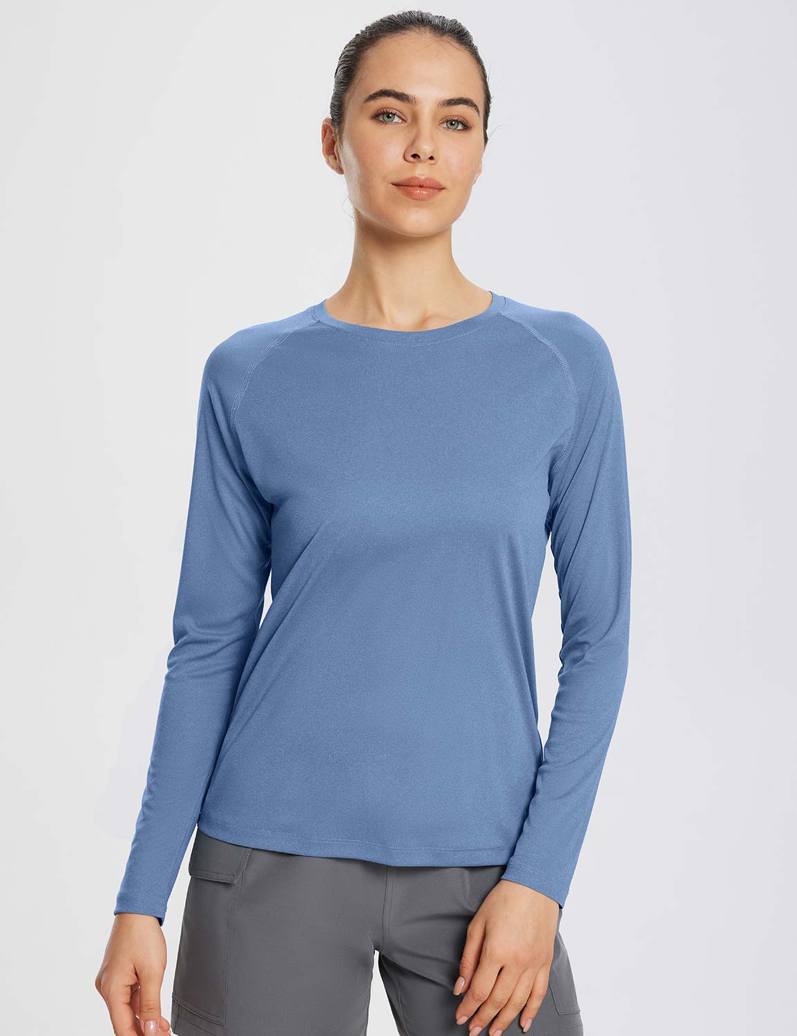 BALEAF Women's Fleece Thermal Long Sleeve Running Shirt
