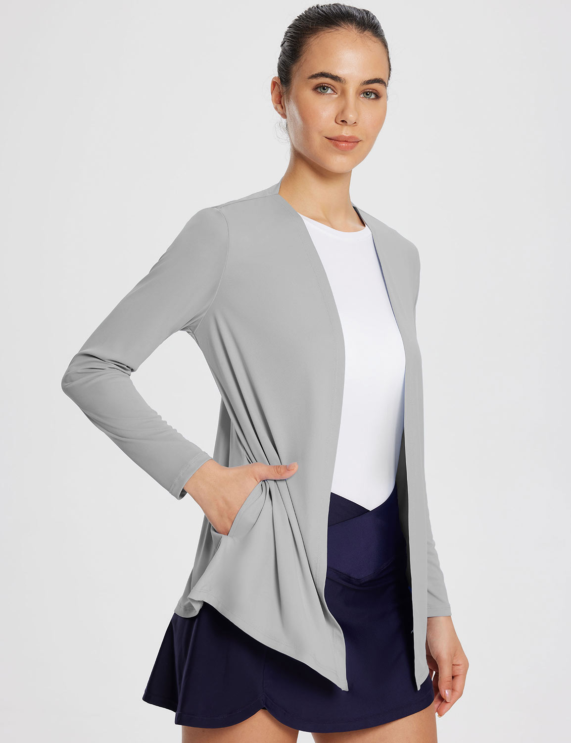 Baleaf Women's UPF 50+ Quick-dry Pocketed Cardigan – Baleaf Sports